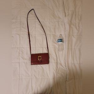 Red Leather Cole Haan Purse
